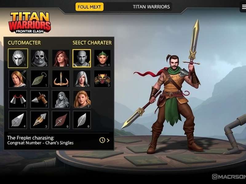 Titan Warriors Frontier Clash gameplay screenshot