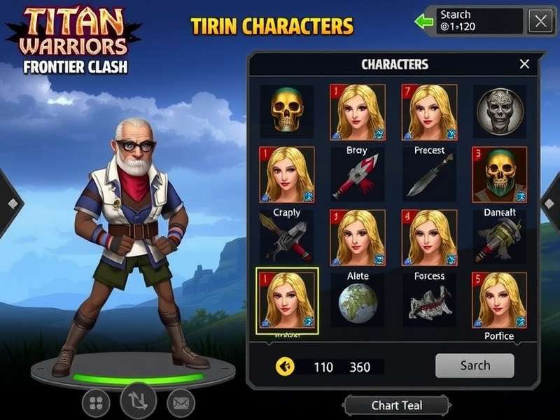 Titan Warriors Frontier Clash character customization
